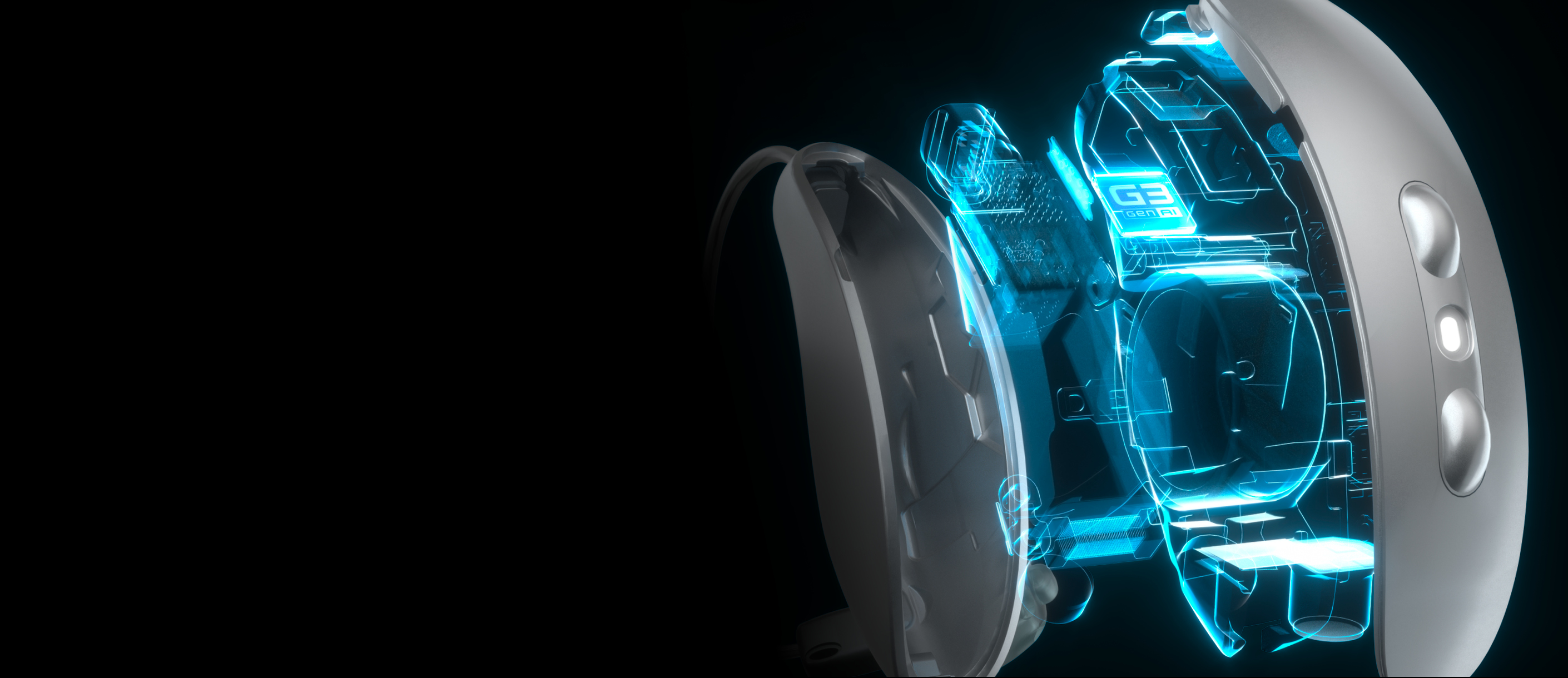 Omega AI hearing aid.