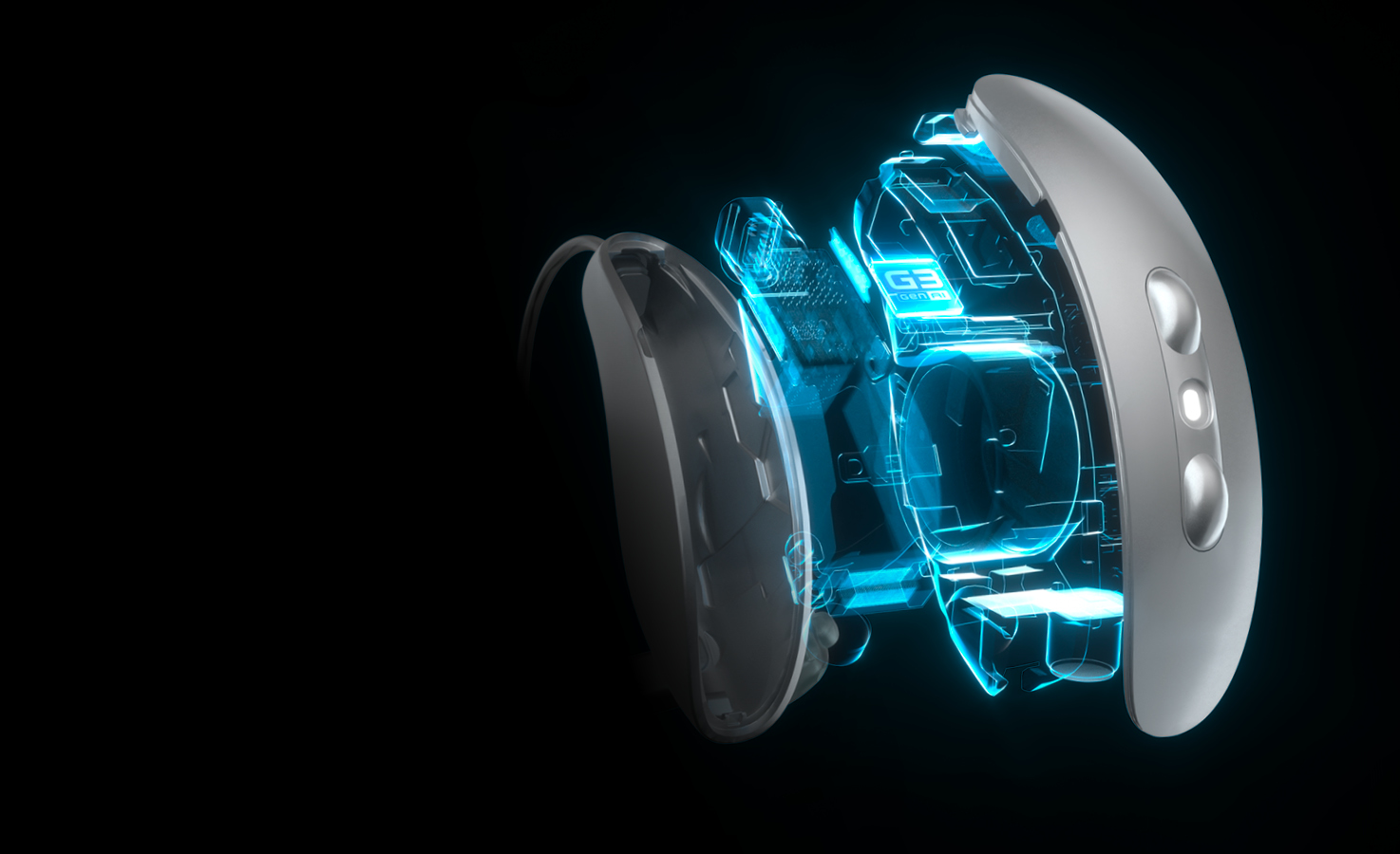 Omega AI hearing aid.