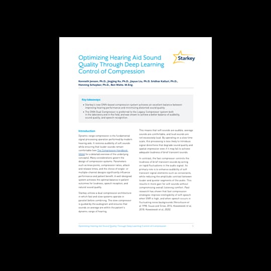 Optimizing sound quality through deep learning control of compression